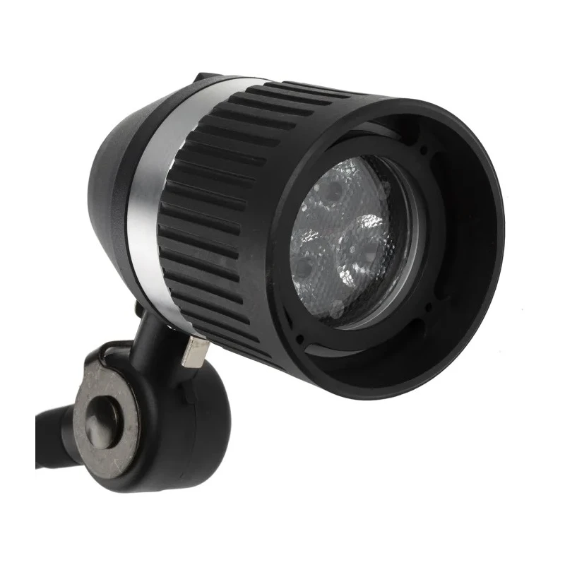 RS PRO LED Machine Light, 3W, 240V AC, Flexible Neck, IP20, 520mm Reach, 520mm Arm Length, 1.8m Cable 777-8006
