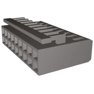 TE Connectivity AMPMODU MOD IV Female Connector Housing 2.54 mm Pitch 18 Way 2 Row Straight 926476-9