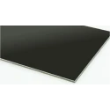 RS PRO Black Aluminium Composite Sheet 600 mm x 600 mm, 3 mm Thickness 778-1692