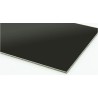 RS PRO Black Aluminium Composite Sheet 600 mm x 600 mm, 3 mm Thickness 778-1692