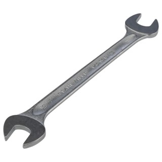 STAHLWILLE Double Ended Open Spanner Metric Size 14 mm x 15 mm, 190mm Overall Length Chrome Alloy Steel Offset Head 40031415