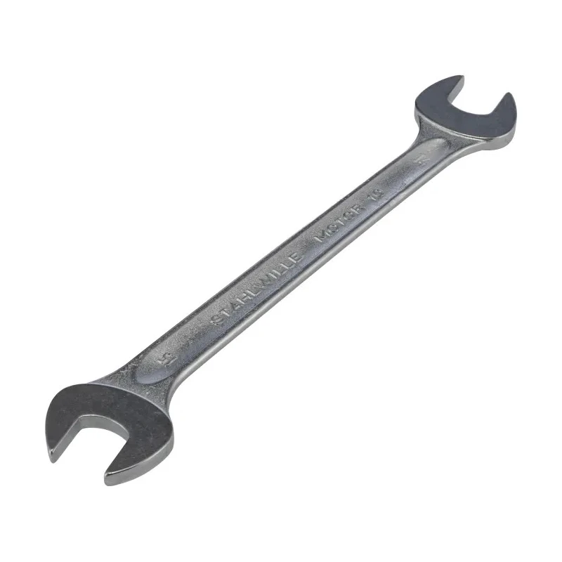 STAHLWILLE Double Ended Open Spanner Metric Size 14 mm x 15 mm, 190mm Overall Length Chrome Alloy Steel Offset Head 40031415