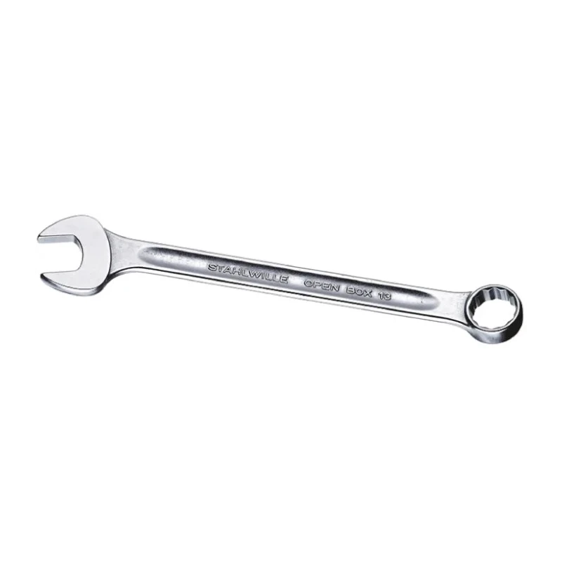 STAHLWILLE Combination Spanner 3/4 inch, Chrome Steel, Chrome Finish, 230mm Overall Length 40484040