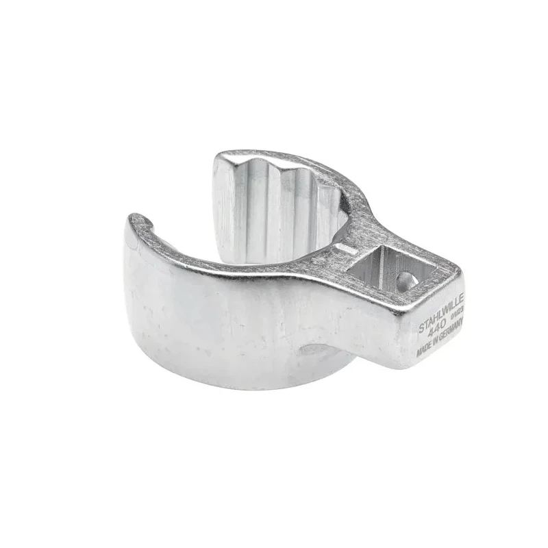 STAHLWILLE Crow Foot Spanner Head 1 in Chrome Finish with 3/8 in Insert 02490048