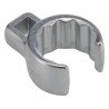 STAHLWILLE Crow Foot Spanner Head, 3/8 in Insert, 15/16 in Size, Alloy Steel, Chrome Finish 02490046