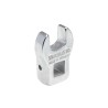 STAHLWILLE Crow Foot Spanner Head, 1/4 in Insert, 9 mm Size, Chrome Finish 01200009