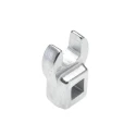 STAHLWILLE Crow Foot Spanner Head, 1/4 in Insert, 9 mm Size, Chrome Finish 01200009