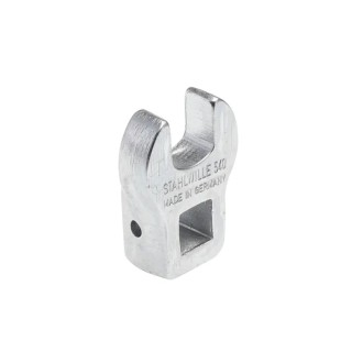 STAHLWILLE Crow Foot Spanner Head, 1/4 in Insert, 8 mm Size, Chrome Finish, Alloy Steel 01200008
