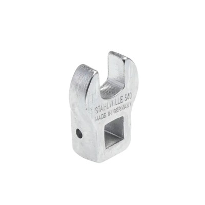 STAHLWILLE Crow Foot Spanner Head, 1/4 in Insert, 8 mm Size, Chrome Finish, Alloy Steel 01200008
