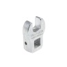 STAHLWILLE Crow Foot Spanner Head, 1/4 in Insert, 8 mm Size, Chrome Finish, Alloy Steel 01200008