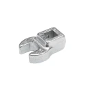 STAHLWILLE Crow Foot Spanner Head, 1/4 in Insert, 8 mm Size, Chrome Finish, Alloy Steel 01200008