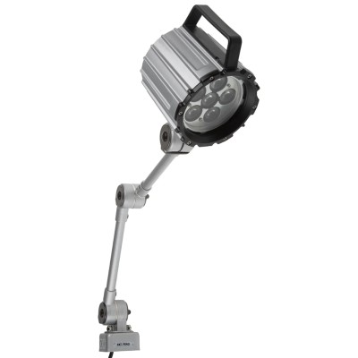 RS PRO LED Machine Light 12W 24V AC/DC Adjustable Arm IP65 430mm Reach 1.8m Cable 777-7971