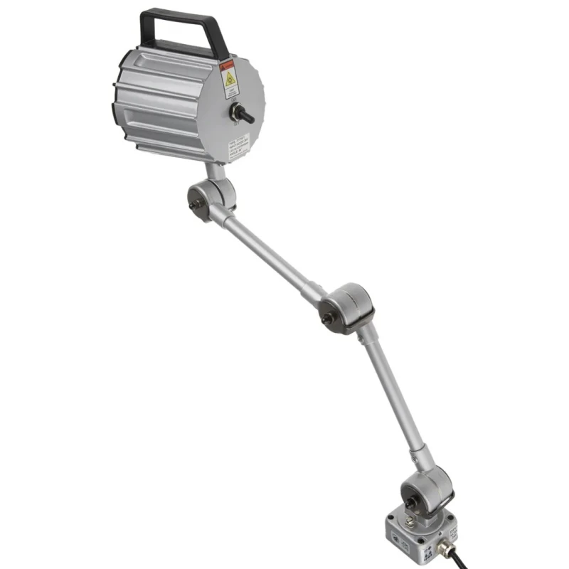 RS PRO LED Machine Light 12W 24V AC/DC Adjustable Arm IP65 430mm Reach 1.8m Cable 777-7971