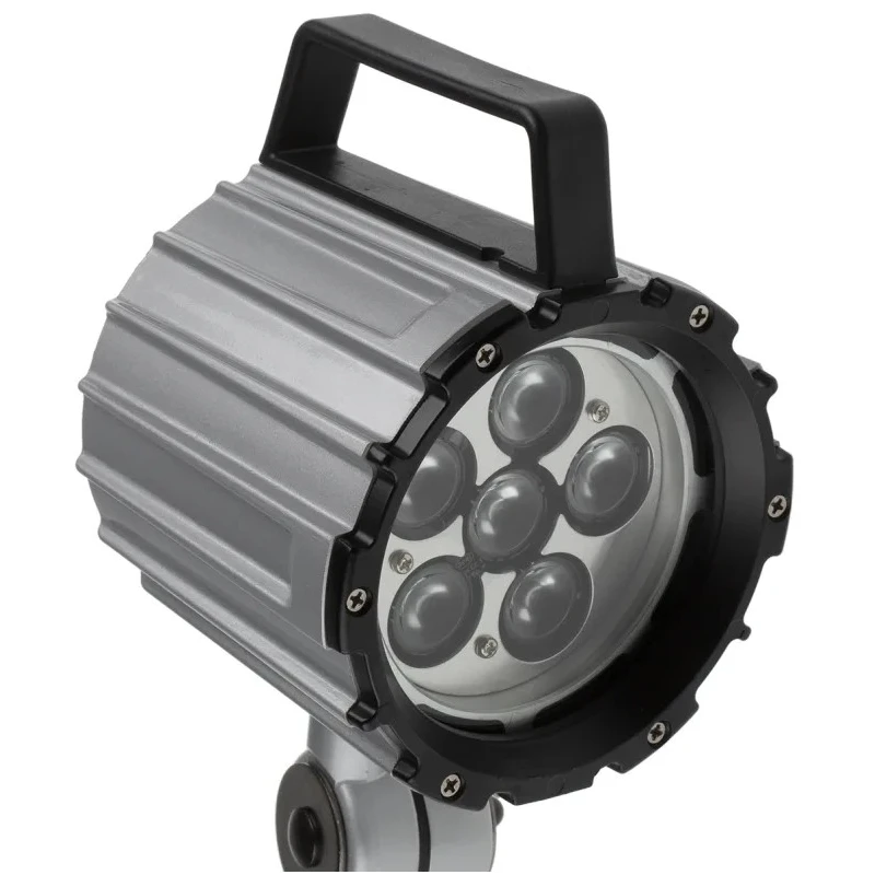 RS PRO LED Machine Light 12W 24V AC/DC Adjustable Arm IP65 430mm Reach 1.8m Cable 777-7971