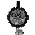 RS PRO LED Machine Light 12W 24V AC/DC Adjustable Arm IP65 430mm Reach 1.8m Cable 777-7971