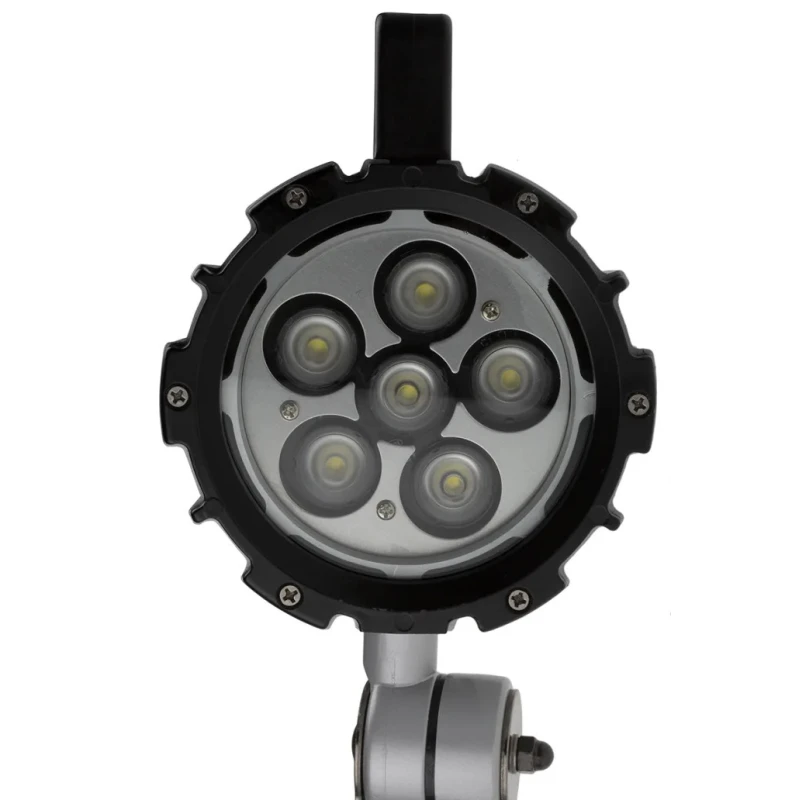 RS PRO LED Machine Light 12W 24V AC/DC Adjustable Arm IP65 430mm Reach 1.8m Cable 777-7971