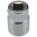 STAHLWILLE 3/4 in Drive 30 mm 6 Point Square Socket Chrome Finish, 58mm Overall Length 05010030