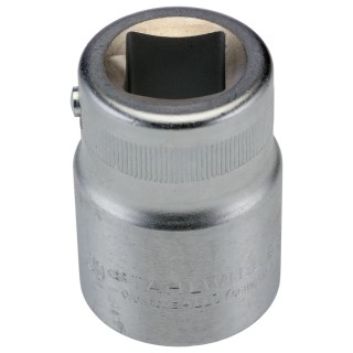 STAHLWILLE 3/4 in Drive 30 mm 6 Point Square Socket Chrome Finish, 58mm Overall Length 05010030