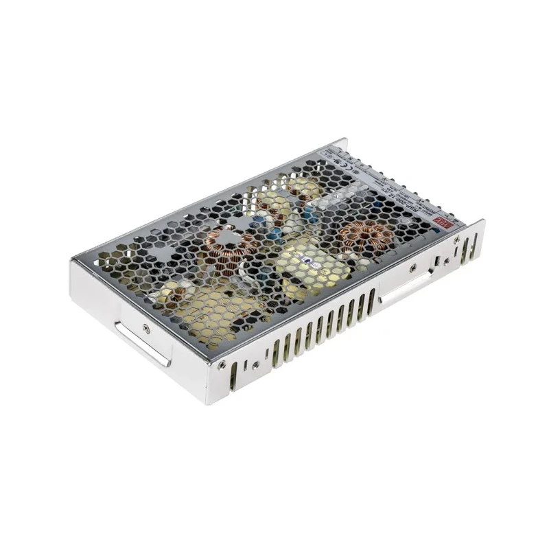 MEAN WELL Switching Power Supply 12V DC, 200W, 16.7A Output, Chassis Mount, Universal AC/DC Input RSP-200-12