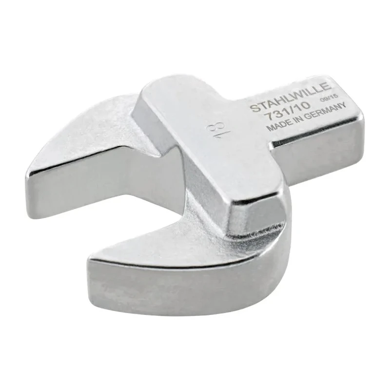 STAHLWILLE Open Ended Insert Spanner Head 9 x 12 mm Insert Size 9/16 in Chrome Finish 58611034