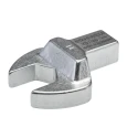 STAHLWILLE Open Ended Insert Spanner Head, Alloy Steel, Chrome Finish, 21 mm Size, 14 x 18 mm Insert 58214021