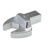 STAHLWILLE Open Ended Insert Spanner Head, Alloy Steel, Chrome Finish, 21 mm Size, 14 x 18 mm Insert 58214021