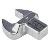 STAHLWILLE Open Ended Insert Spanner Head 22 mm Size, 14 x 18 mm Insert, Alloy Steel Chrome Finish 58214022