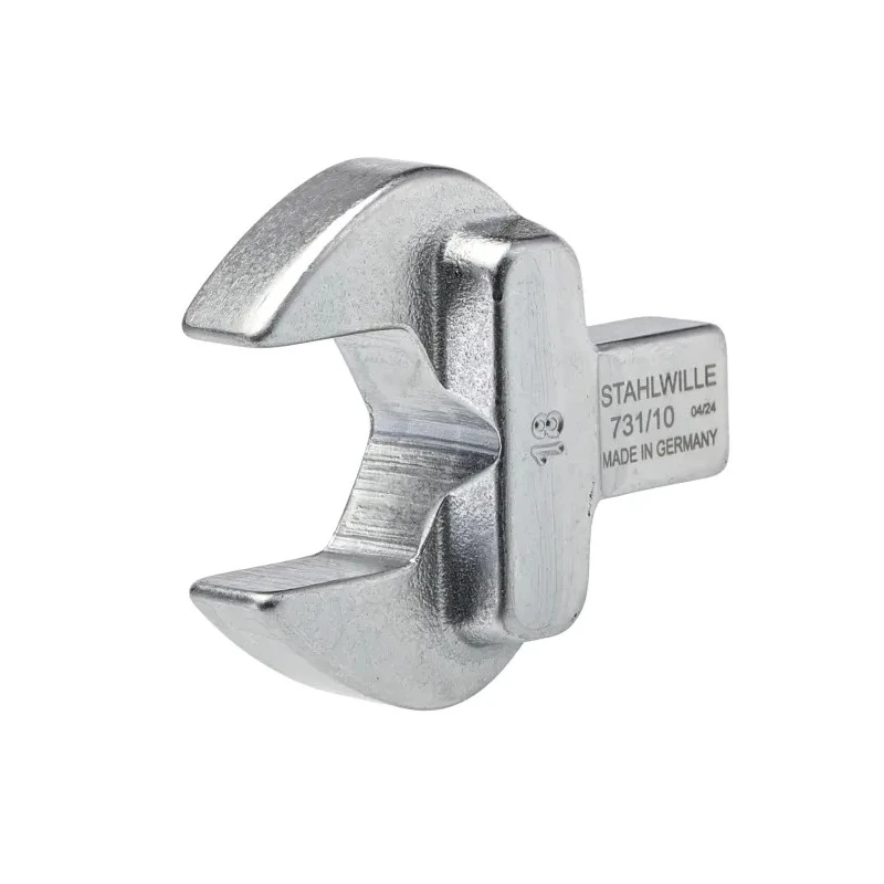 STAHLWILLE Open Ended Insert Spanner Head 9 x 12 mm Insert Size, 18 mm Chrome Finish 58211018