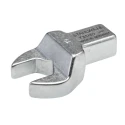 STAHLWILLE Open Ended Insert Spanner Head, 14 x 18 mm Insert Size, 19 mm Head, Chrome Finish Alloy Steel 58214019