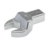 STAHLWILLE Open Ended Insert Spanner Head, 14 x 18 mm Insert Size, 19 mm Head, Chrome Finish Alloy Steel 58214019