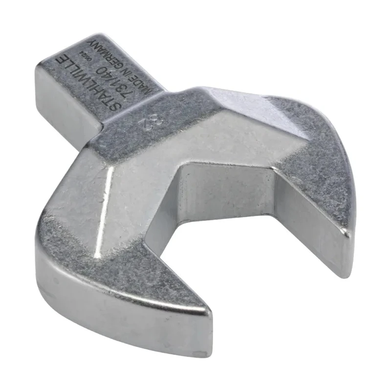 STAHLWILLE Open Ended Insert Spanner Head, 14 x 18 mm Insert Size, 32 mm Chrome Finish 58214032