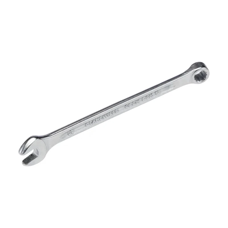 STAHLWILLE Combination Spanner 5.5 mm Chrome Alloy Steel Chrome Finish 15° Offset Angle 12 Points 40085500
