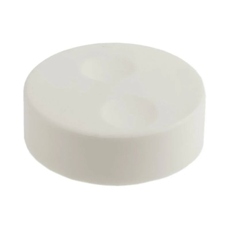 RS PRO White Push-On Potentiometer Knob 38.6 mm Diameter, 13.5 mm Height, 6 mm Circular Shaft 777-7293