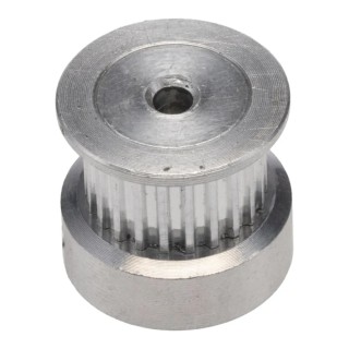 RS PRO Timing Belt Pulley Aluminium Flanged 6.4 mm Acceptable Belt Width 2 mm Pitch, 22 Tooth P22MXL025FB