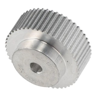 RS PRO Timing Belt Pulley Aluminium 6.4 mm Belt Width 2 mm Pitch 48 Tooth P48MXL025
