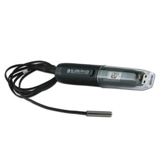 Lascar Temperature Data Logger with USB Interface, LCD Display, IP67 Rated - Model EL-USB-TP-LCD