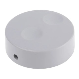 RS PRO Grey Polyvinyl Chloride Potentiometer Knob 38.6 mm Diameter 13.5 mm Height Screw Fix 777-7303