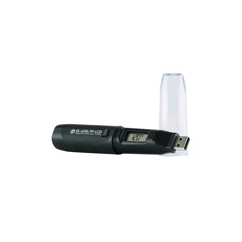 Lascar Temperature Data Logger with USB Interface, LCD Display, IP67 Rated - Model EL-USB-TP-LCD