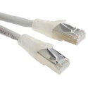 RS PRO Cat6a Ethernet Cable RJ45 Male to RJ45 Male, 3 m, Grey, Shielded Low Smoke Zero Halogen Cat6a