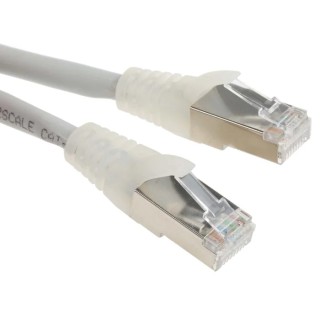 RS PRO Cat6a Ethernet Cable RJ45 Male to RJ45 Male, 3 m, Grey, Shielded Low Smoke Zero Halogen Cat6a