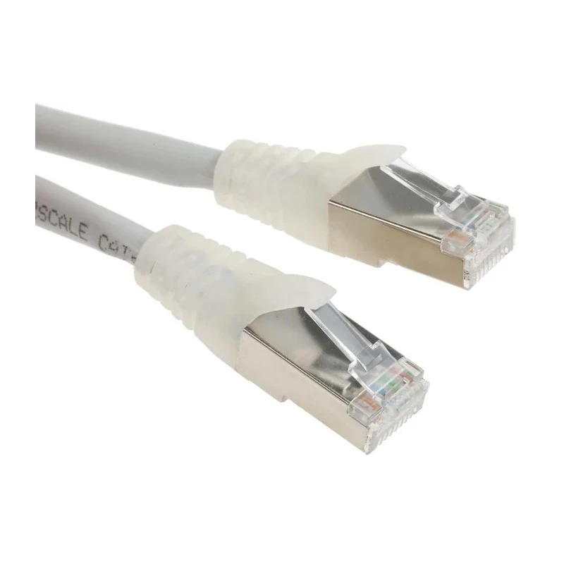 RS PRO Cat6a Ethernet Cable RJ45 Male to RJ45 Male, 3 m, Grey, Shielded Low Smoke Zero Halogen Cat6a
