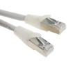RS PRO Cat6a Ethernet Cable RJ45 Male to RJ45 Male, 3 m, Grey, Shielded Low Smoke Zero Halogen Cat6a