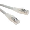 RS PRO Cat6a Shielded Low Smoke Zero Halogen Ethernet Cable RJ45 Male to RJ45 Male, 0.5 m, 30V Cat6a