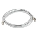 RS PRO Cat6a Ethernet Cable RJ45 Male to RJ45 Male, 3 m, Grey, Shielded Low Smoke Zero Halogen Cat6a