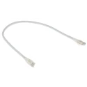 RS PRO Cat6a Shielded Low Smoke Zero Halogen Ethernet Cable RJ45 Male to RJ45 Male, 0.5 m, 30V Cat6a