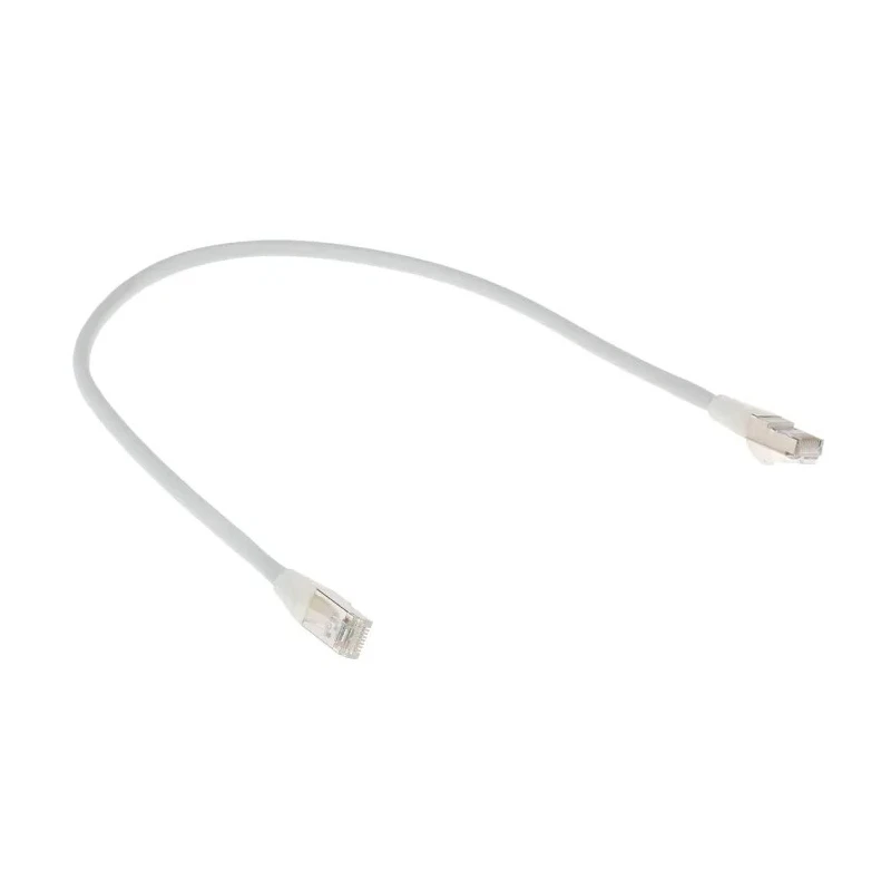 RS PRO Cat6a Shielded Low Smoke Zero Halogen Ethernet Cable RJ45 Male to RJ45 Male, 0.5 m, 30V Cat6a