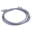 RS PRO Cat6a Ethernet Cable RJ45 Male to RJ45 Male 2 m Grey Shielded Low Smoke Zero Halogen Cat6a