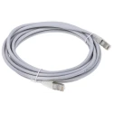 RS PRO Cat6a Shielded Ethernet Cable RJ45 Male to RJ45 Male 5 m Grey Low Smoke Zero Halogen Cat6a