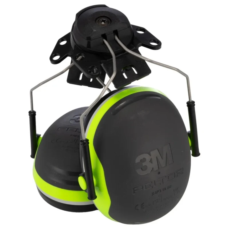 3M PELTOR X4P3 Ear Defender for Helmets, 32 dB SNR, Foldable, Yellow and Black, Helmet Attachment X4P3E EU