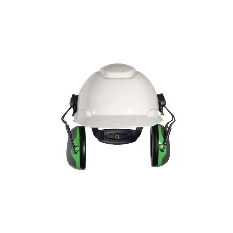 3M PELTOR X1 Ear Shells for Helmets, 26 dB Noise Reduction, Foldable, Black Green, CE Certified X1P3E-GA